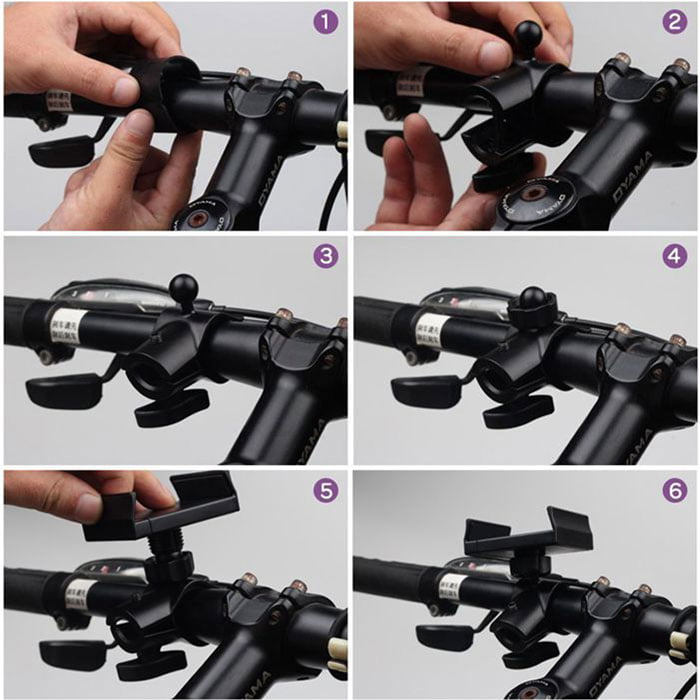 Metal Base Bicycle &Amp; Bike Mobile Holder