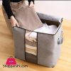 New Non-woven Portable Clothes Storage Bag Foldable Organization Bags with Large Clear View Window For Pillow Quilt Blanket Bedding