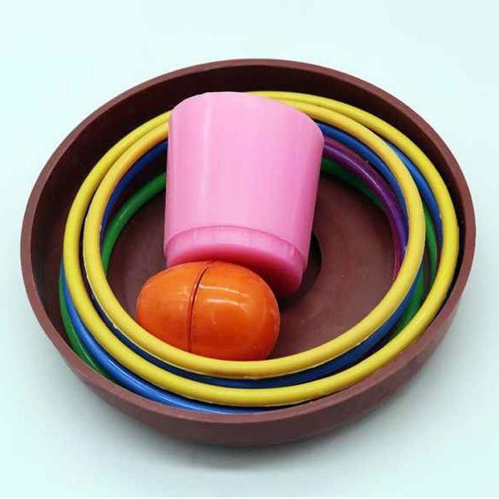 Quoits Ring Tower Ring Toss Game Tower Stacking