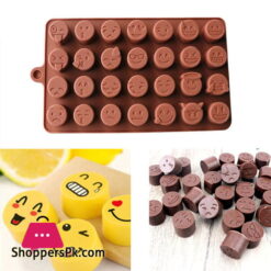 Silicone Mold DIY Emoji Face Chocolate Mold