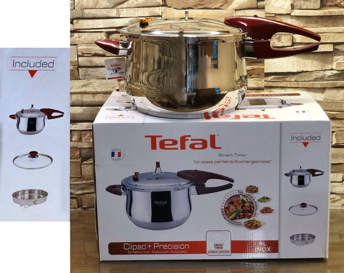 Tefal Clipso Plus Precision Pressure Cooker 9 Liter Made In France 4 Tefal Clipso Plus Precision Pressure Cooker 9 Liter Made In France