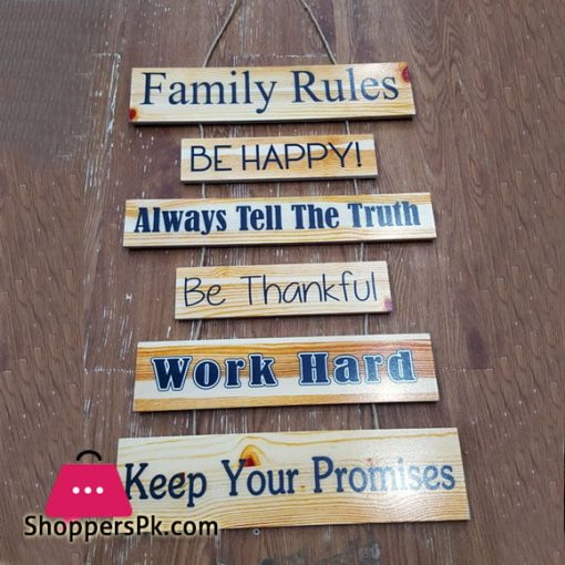 Wall Hanging House Rules