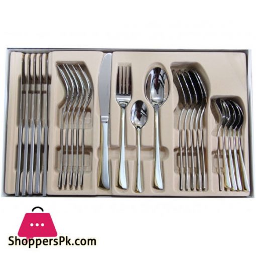 Elegant 6 set Flat Cutlery 24Pcs - EL24F03