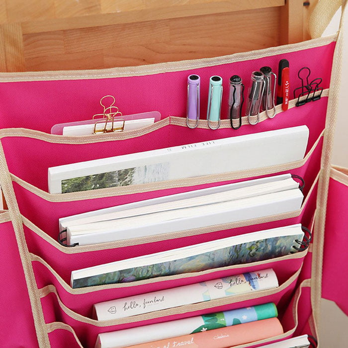 12 Multi-Pocket Adjustable Stationery Organizer, Storage Holder Bag (25X16 Inch)