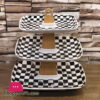 3 Tier Cake Stand Ceramic Black &Amp; White 1 3 Tier Cake Stand Ceramic Black &Amp; White