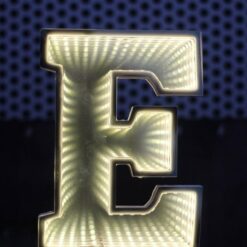 3D Effect Alphabet Latter Led Tunnel Bell Alphabets Decoration Night Light