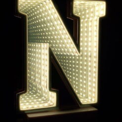 3D Effect Alphabet Latter Led Tunnel Bell Alphabets Decoration Night Light