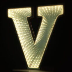 3D Effect Alphabet Latter Led Tunnel Bell Alphabets Decoration Night Light