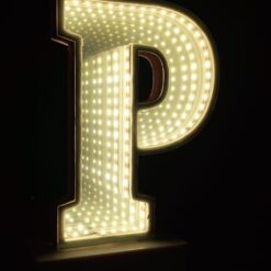 3D Effect Alphabet Latter Led Tunnel Bell Alphabets Decoration Night Light