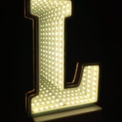 3D Effect Alphabet Latter Led Tunnel Bell Alphabets Decoration Night Light