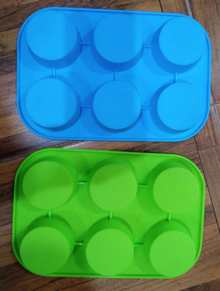 Silicone Muffin Pan 6 Cup
