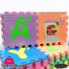 BIG Size Floor Puzzle EVA Mat A to Z Alphabet In Capital And Small Letters With Thick Foam Play Mat for Kids 30 x 30 cm a Tile Size12 x 12 Inch