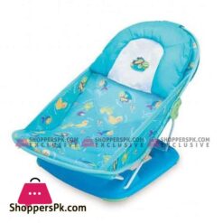 Baby Bather with Head Rest Pillow Blue