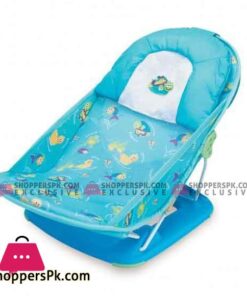Baby Bather with Head Rest Pillow Blue
