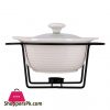 Brilliant Ceramic Round Casserole Food Warmer Dish - CX9765