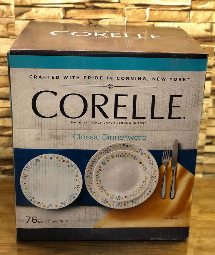 Corelle® Classic Dinnerware Ditsy Flora 76-Pc Set