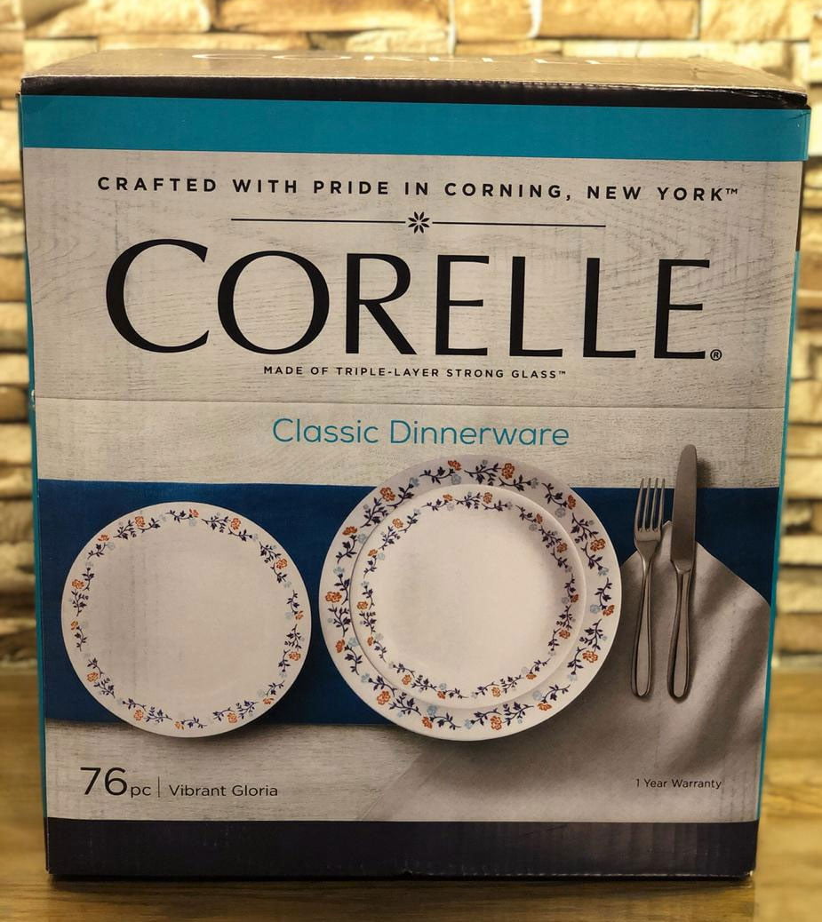 Corelle® Classic Dinnerware Vibrant Gloria 76-Pc Set