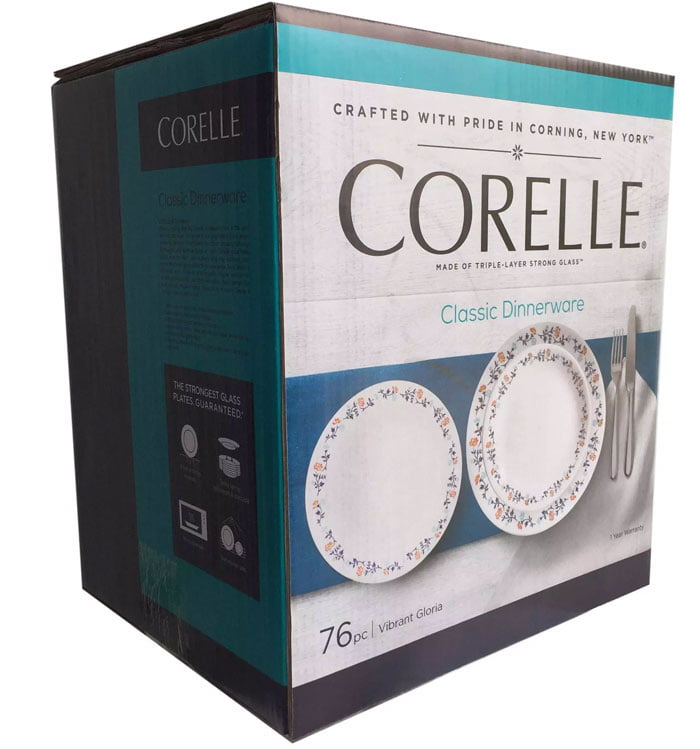 Corelle® Classic Dinnerware Vibrant Gloria 76-Pc Set