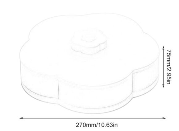 Pattern Rotating Candy Box Candy Box Pattern Rotating Double in Pakistan