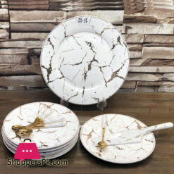 Ceramic Cake Serving Set 14 Pieces