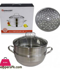 FENVO 30-CM Two Tiers Steam Cooker