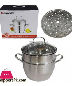 FENVO 28-CM Two Tiers Steam Cooker