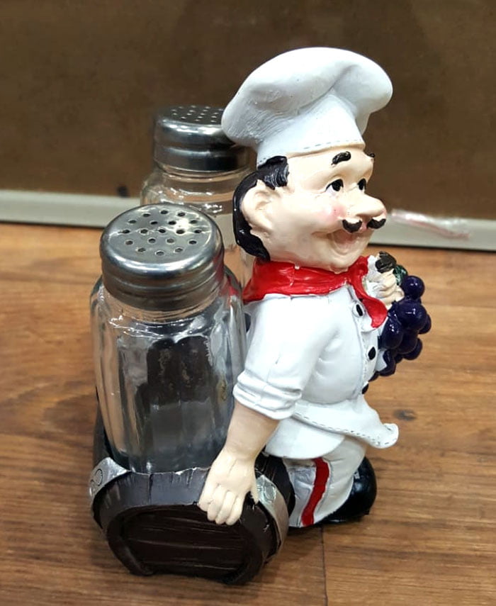 Fat Chef Salt And Pepper Set