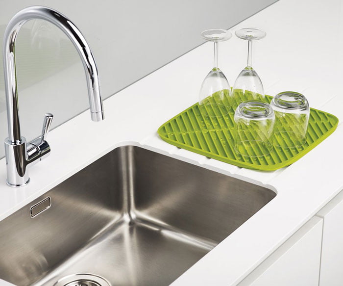 Flume Folding Draining Mat, Green