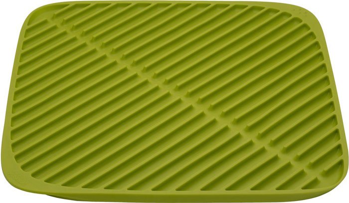 Flume Folding Draining Mat, Green