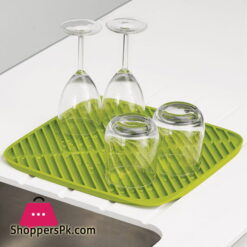 Flume Folding Draining Mat, Green