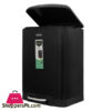 Home Fresh Stainless Steel Rectangular Black Step Dustbin Trash Bin12 Liter - HF0029