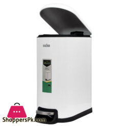 Home Fresh Step Trash Bin Slim White 10 Liter - HF0017