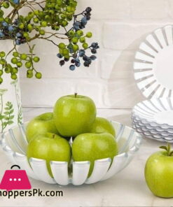 Limon Stainless Steel Fruit Basket Medium 9.5 x 4 Inch