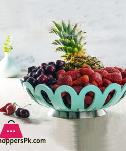 Limon Stainless Steel Fruit Basket Medium 9.5 x 4 Inch