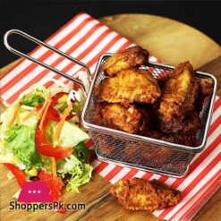 Mini Food Presentation Fry Basket 10x8x7.5 cm
