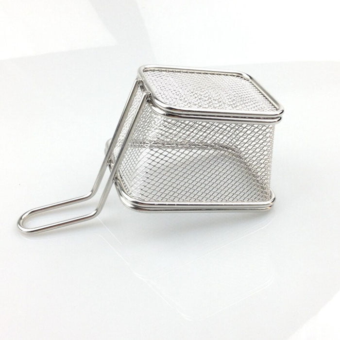 Mini Food Presentation Fry Basket 10X8X7.5 Cm