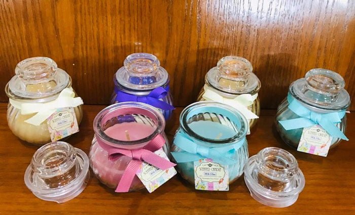 New Beautiful Small Jar Scented Candle 1 Pcs