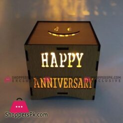 New Beautiful Wooden Led Candle Holder