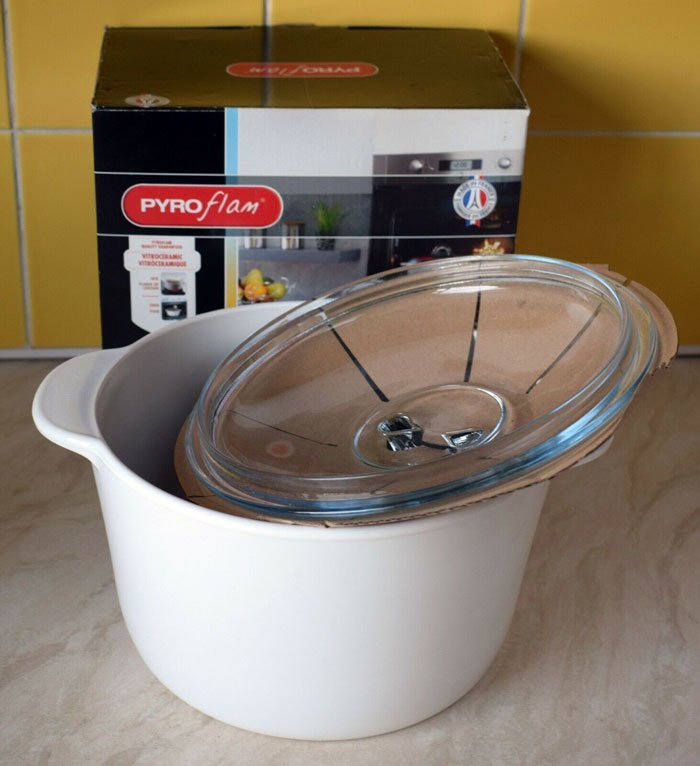 Pryoflam Pyrex Vitro Ceramic Casserole Dish 27 Cm Original France