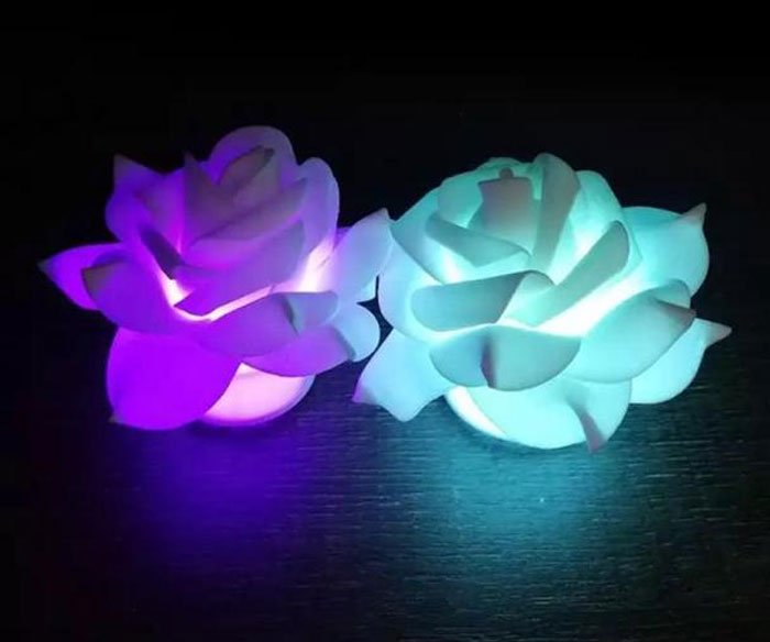 Rose Multicolour Lights Pack Of 12