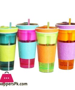 Snackeez Snack And Drink 2 In 1 Cup