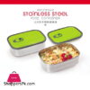 Tedemei Rectangle Stainless Steel Food Container 3 Pcs