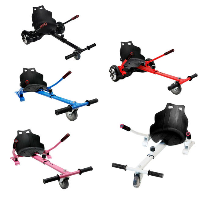 Three Wheel Go Kart Adjustable Hover Seat Hoverkart Fits All 6.5 8 &Amp; 10 Inch Hoverboard
