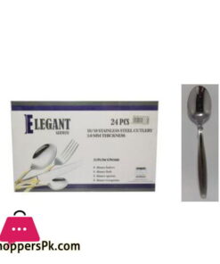 Elegant 6 Set Flat Cutlery 24Pcs - EL24F12