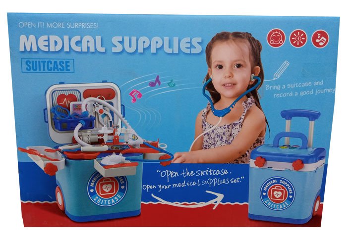 Medical Supplies Suitcase For Kids
