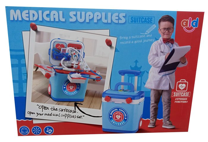 Medical Supplies Suitcase For Kids