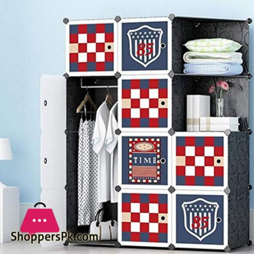 Football Club DIY Cube Cabinet 10 Door 1 Hanging Corner Cabinet