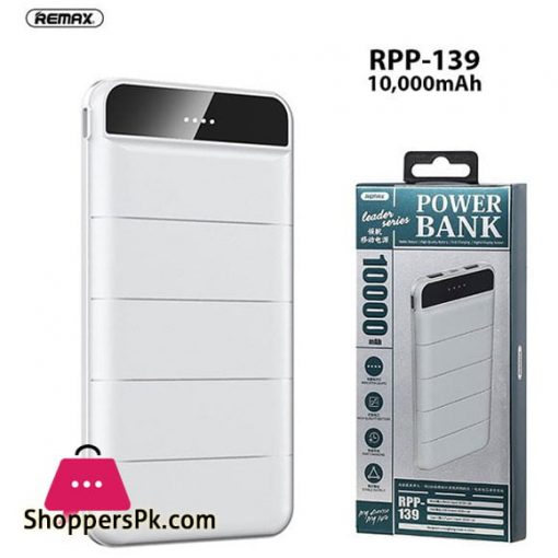 REMAX Leader Series 10000mAh Power Bank RPP-139