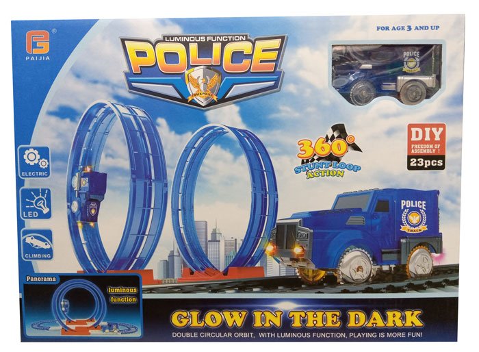 Luminous Function Police 23 Pcs Glow In The Dark