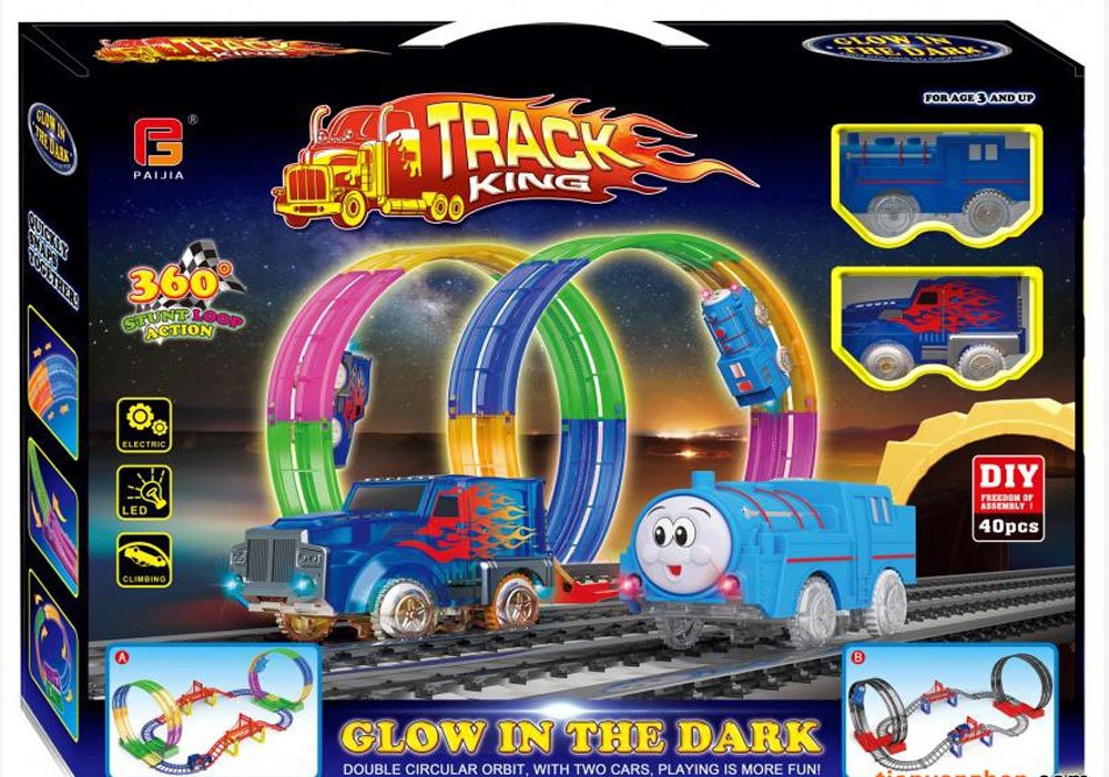 Track King Glow In The Dark 40 Pcs